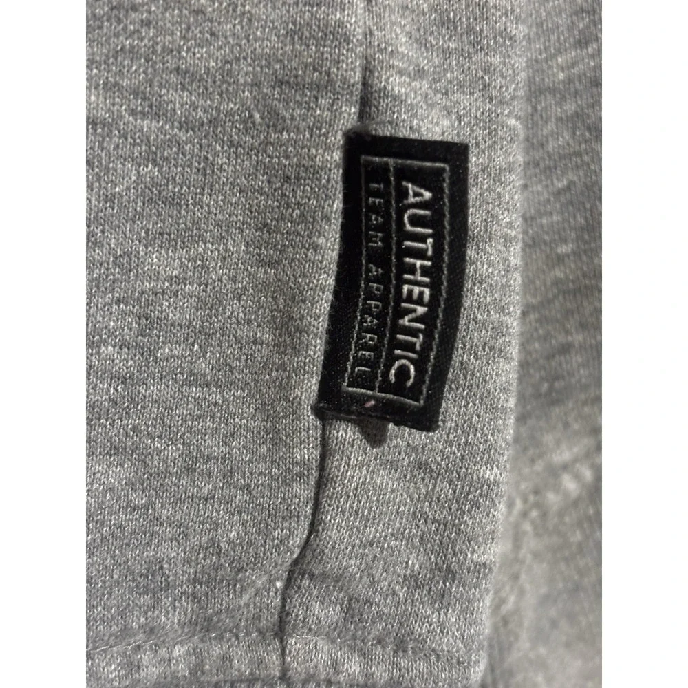 Nike University of Georgia Bulldogs Gray Sweatshirt Large 1/4 Zip Hoodie Logo‎